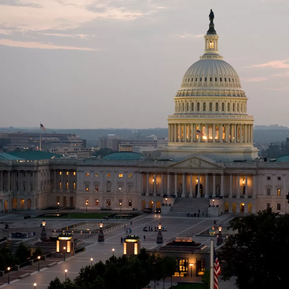 The U.S. Capitol Building.