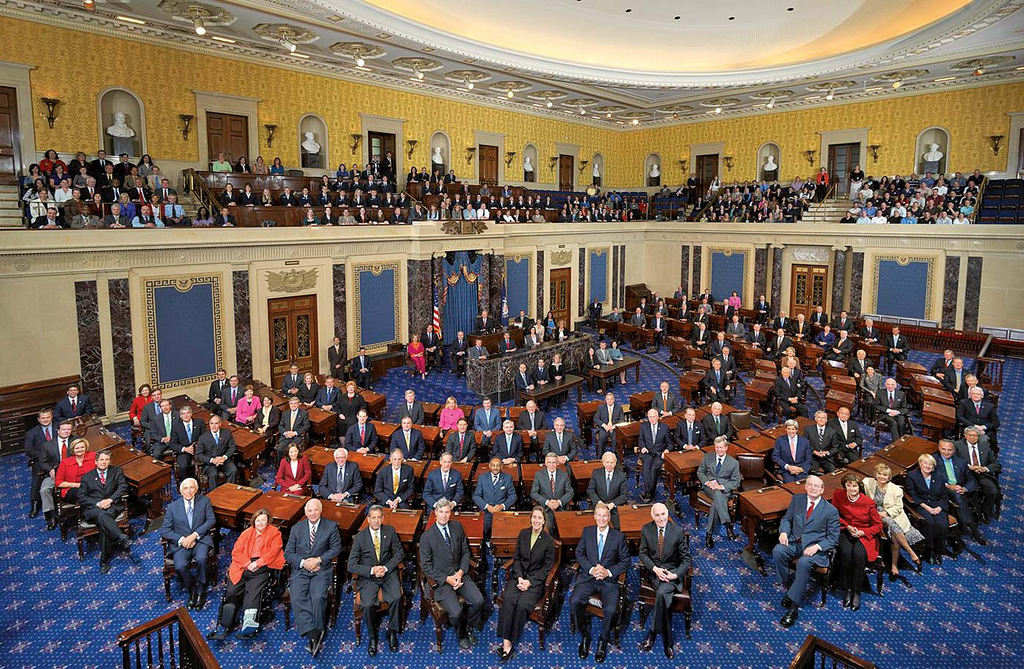 Photo of the 111th U.S. Senate. Senate Chamber