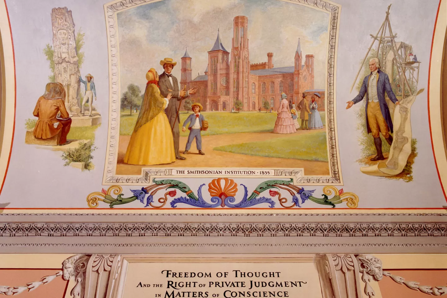 "The Smithsonian Institution, 1855" by Allyn Cox