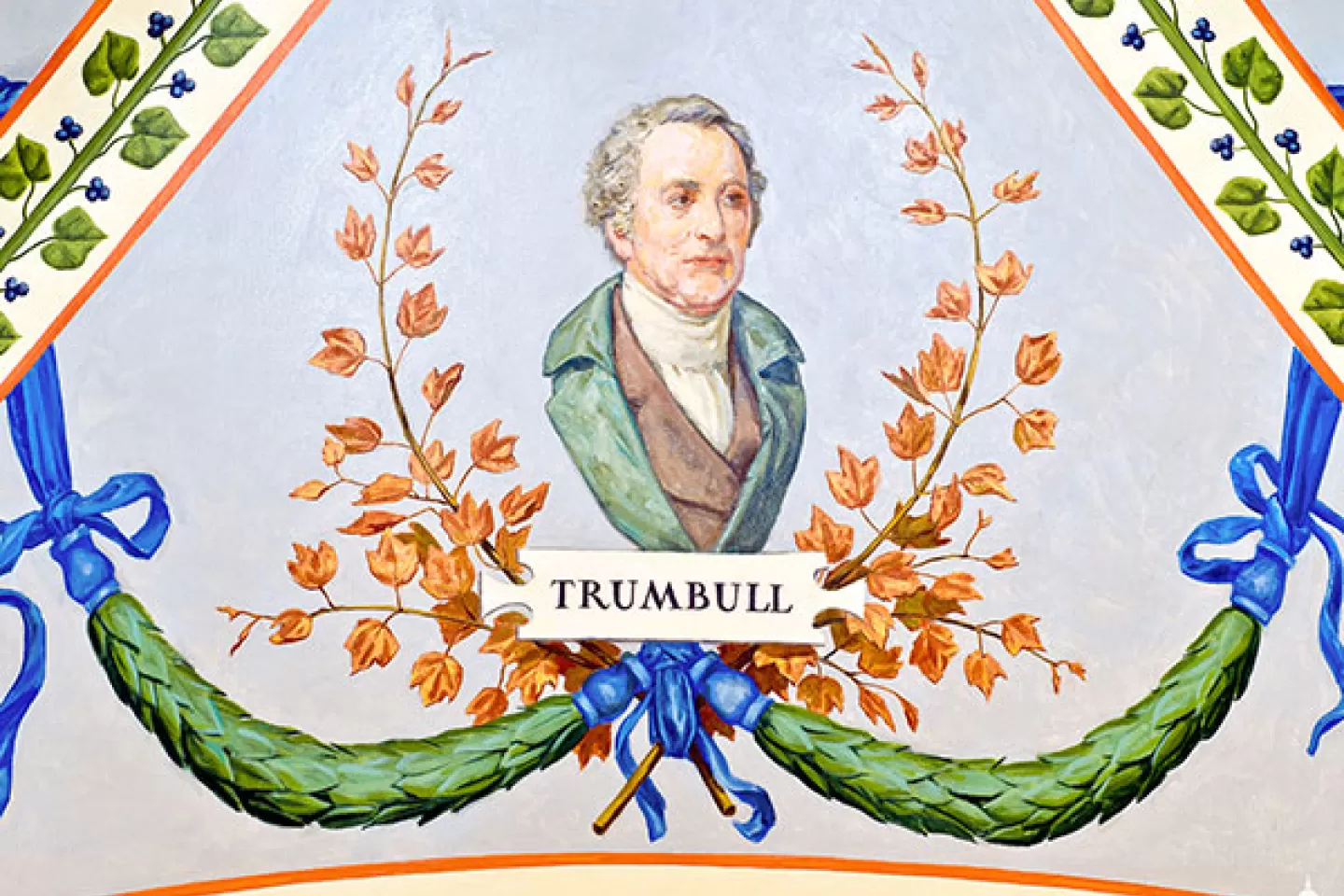 John Trumbull portrait in the U.S. Capitol's Cox Corridors.