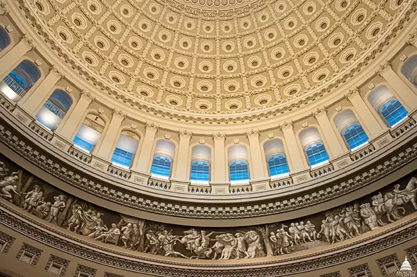 The U.S. Capitol Rotunda is used for important ceremonial events, such as the lying in state of eminent citizens and the dedication of works of art.
