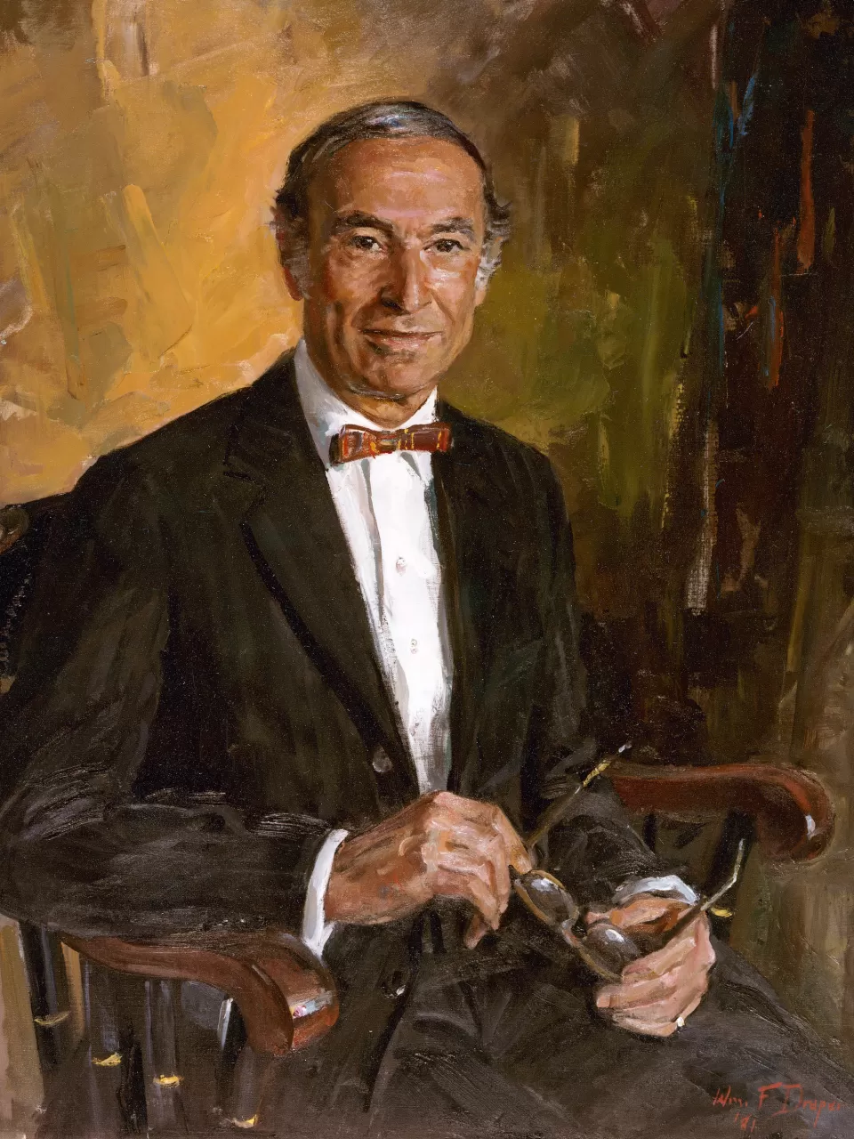 Painted portrait of George M. White, FAIA, Ninth Architect of the Capitol.