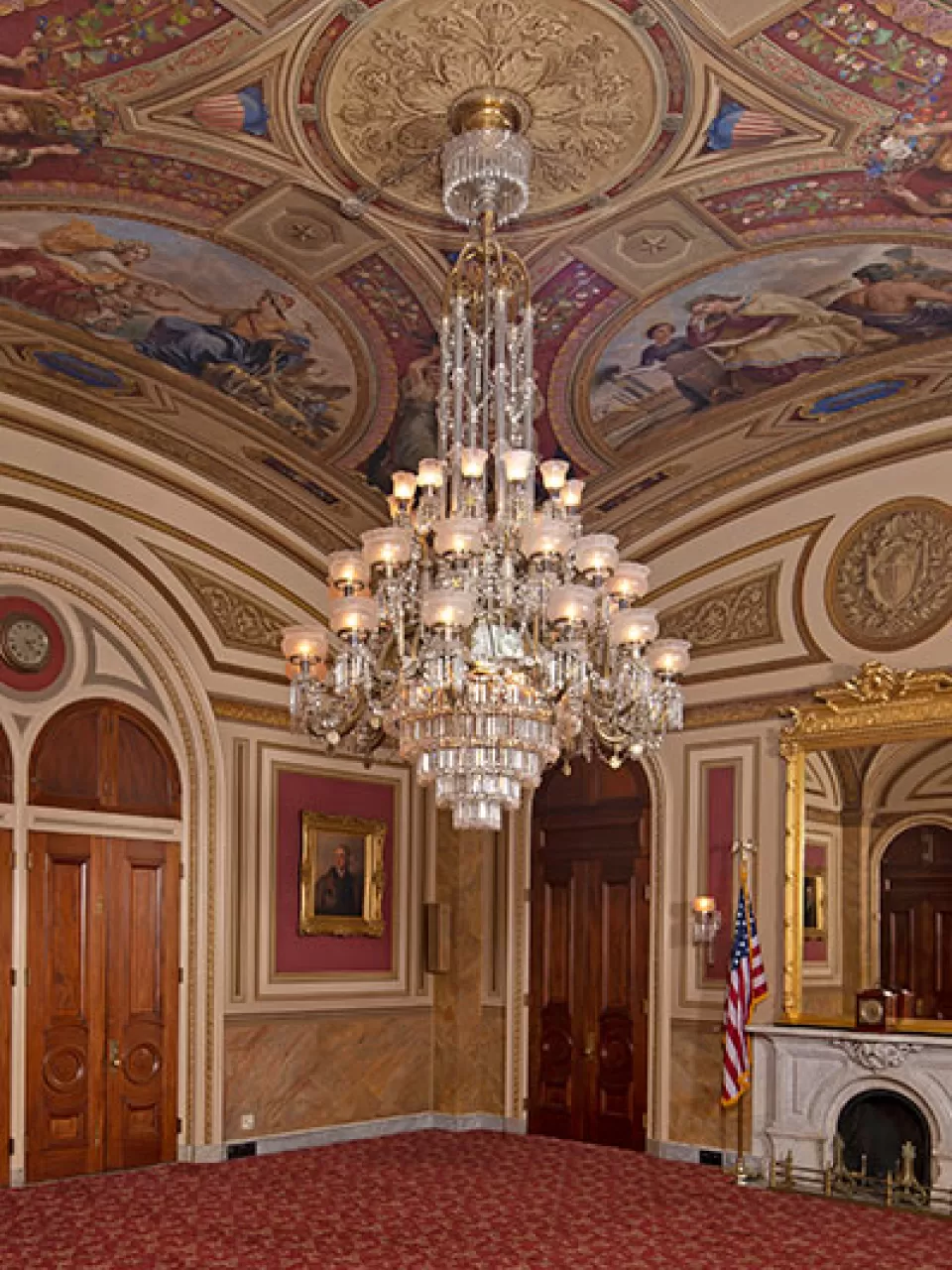 Room S-211 of the U.S. Capitol, also known as the Lyndon B. Johnson Room.