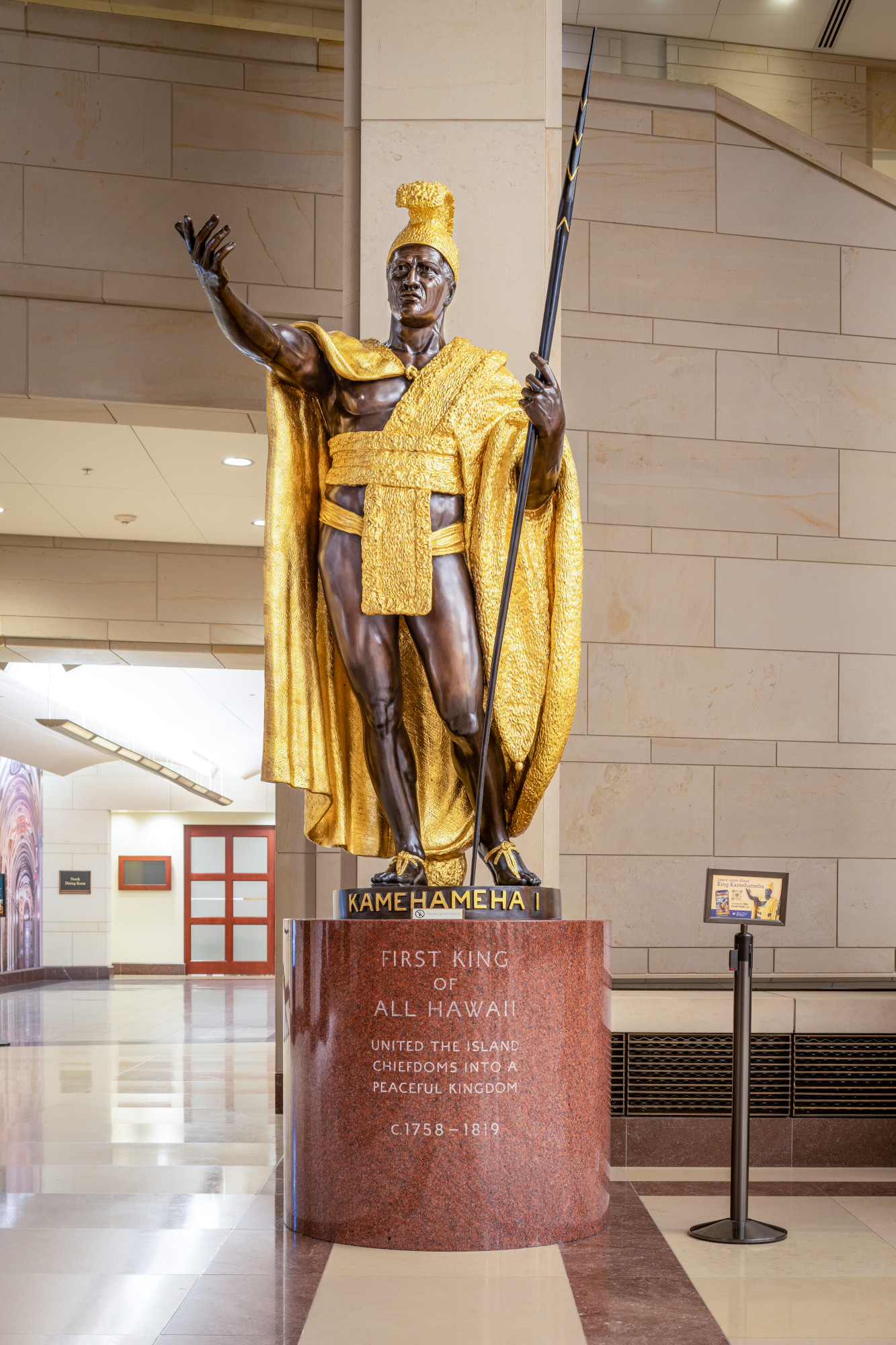 Kamehameha I Statue, U.S. Capitol for Hawaii | AOC