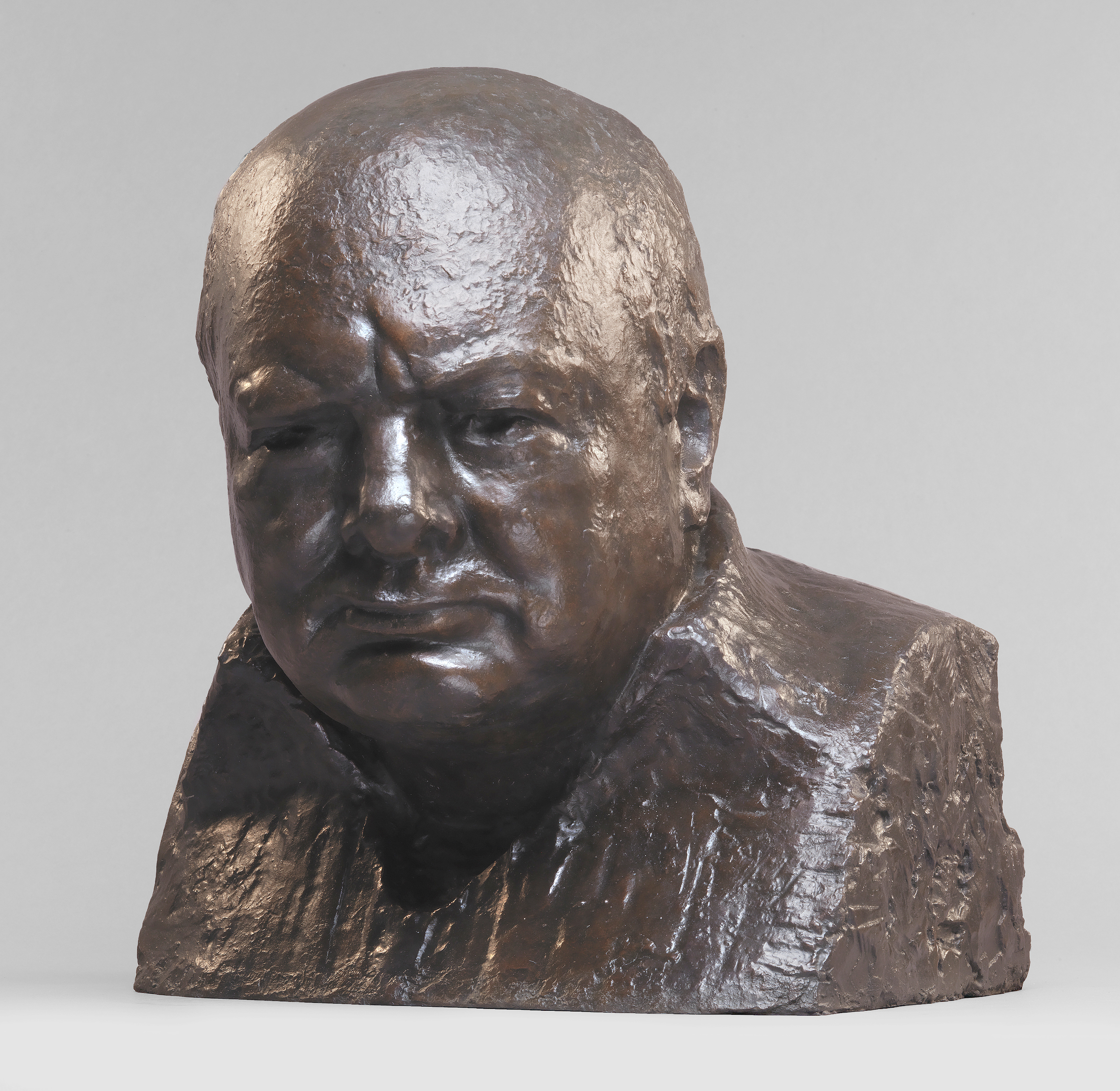 Historical Figure Winston Churchill WWII Nobel Prize Winner Statue Sculpture 