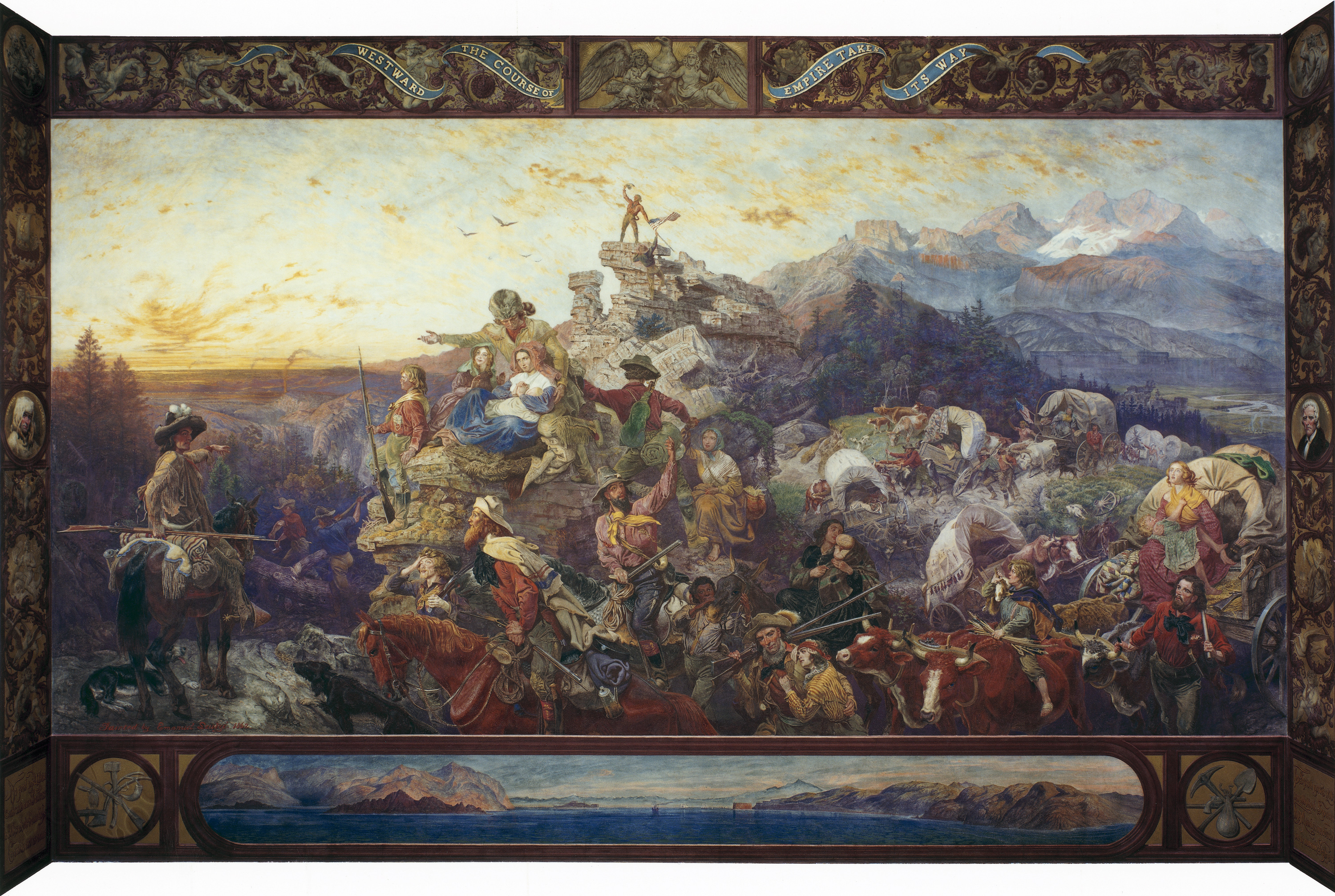Westward the Course of Empire Takes Its Way Architect of the Capitol