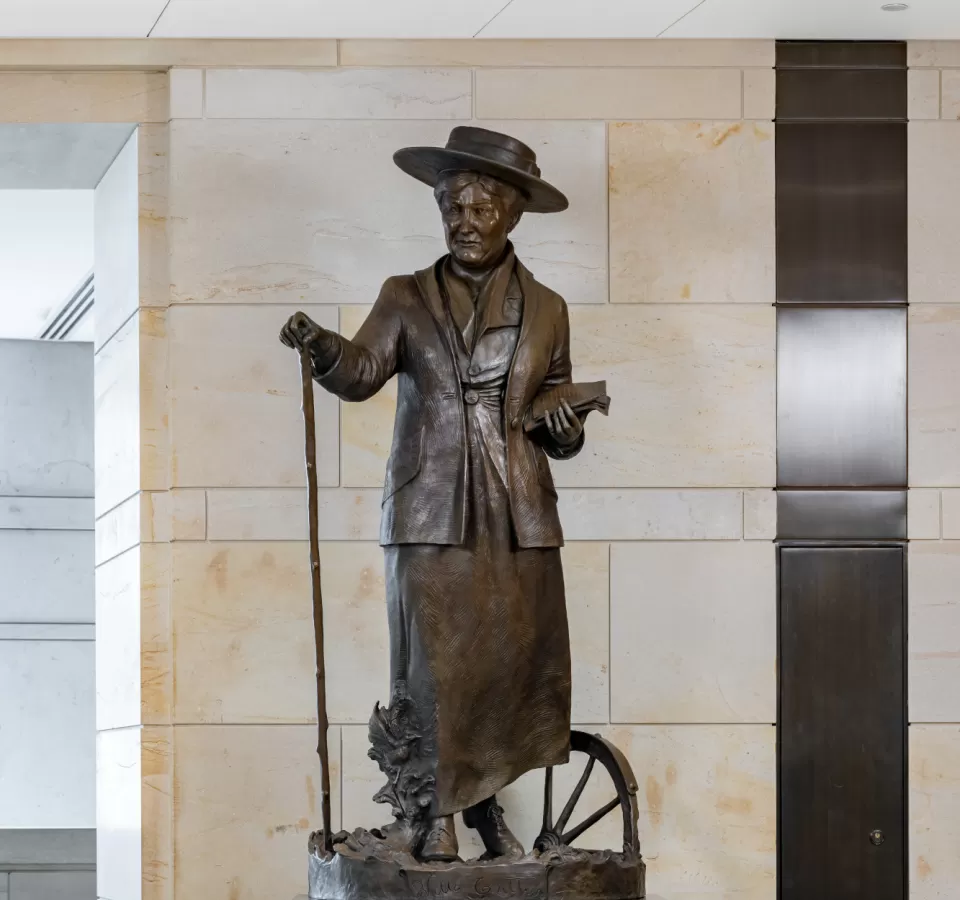 Willa Cather Statue, U.S. Capitol for Nebraska