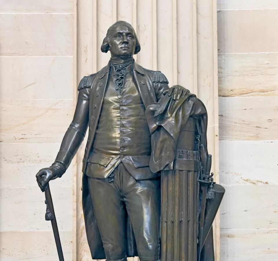 Washington Statue, U.S. Capitol for Virginia AOC