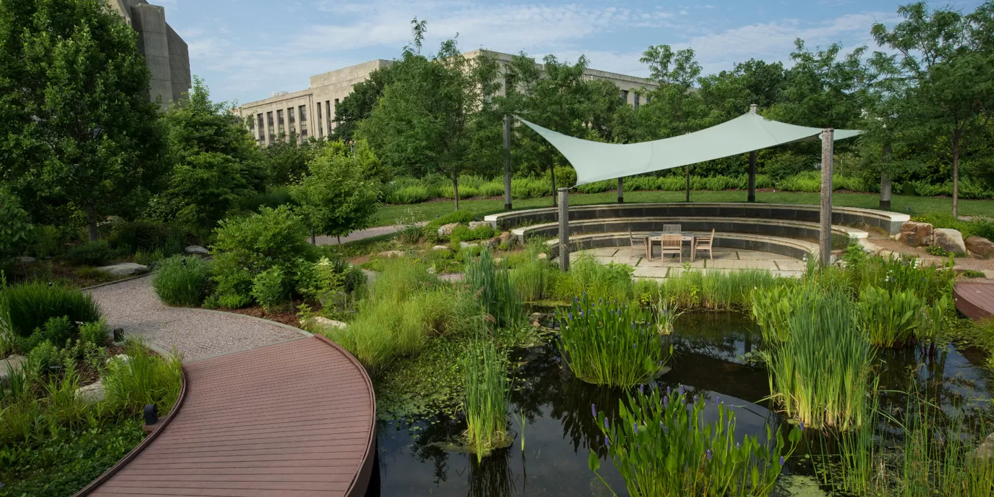 Walkway in National Garden