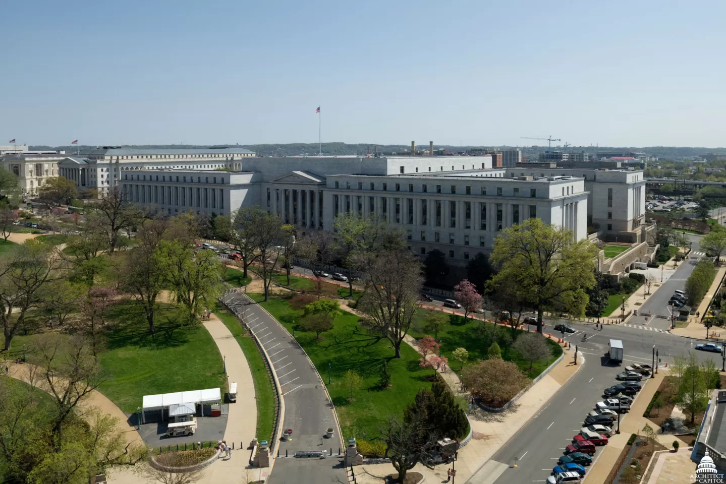 Exterior view of the Rayburn House Office Building.