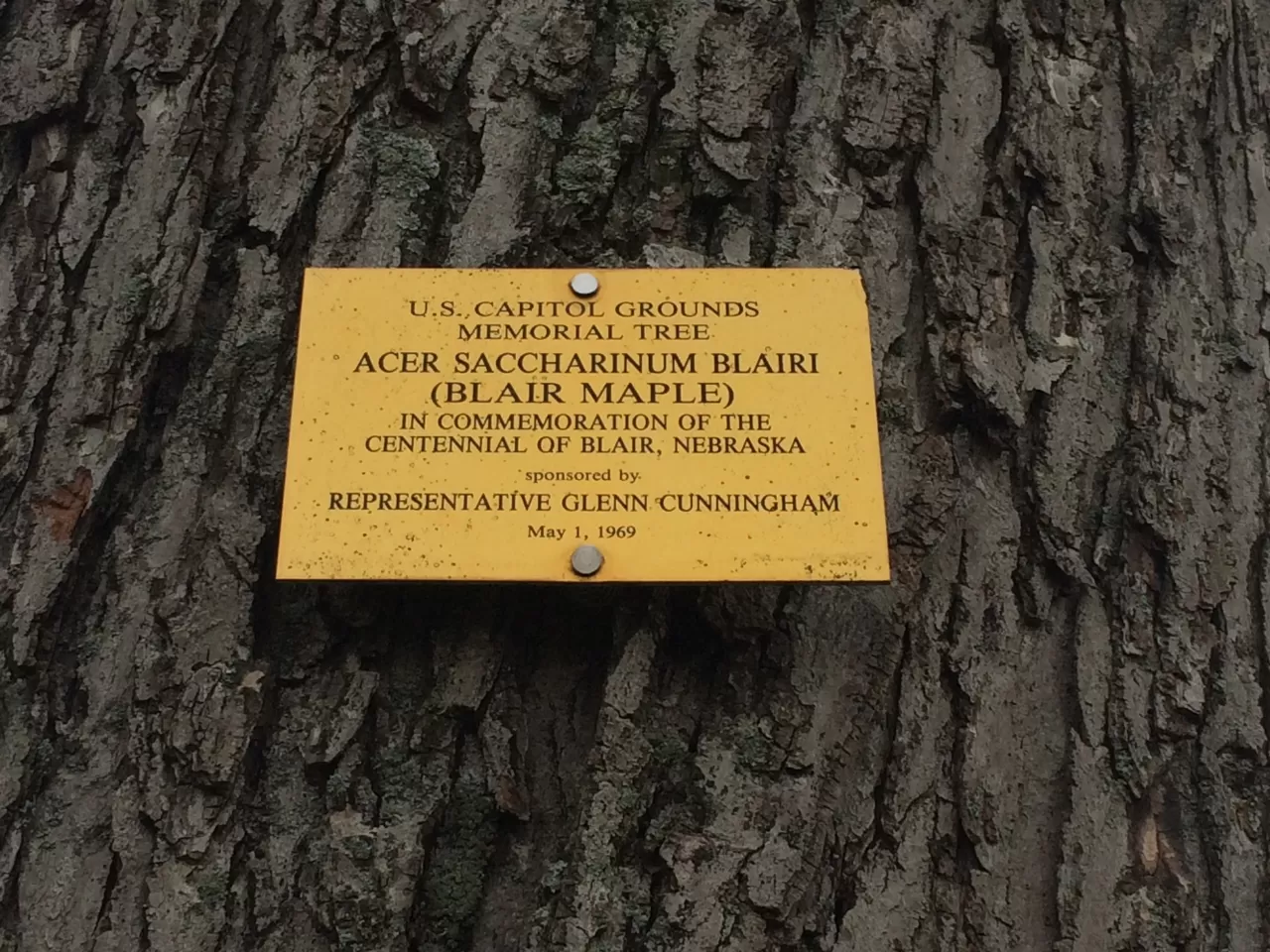 Photo of plaque.