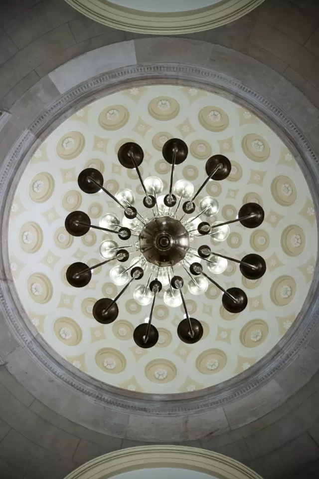 Interior of a building.
