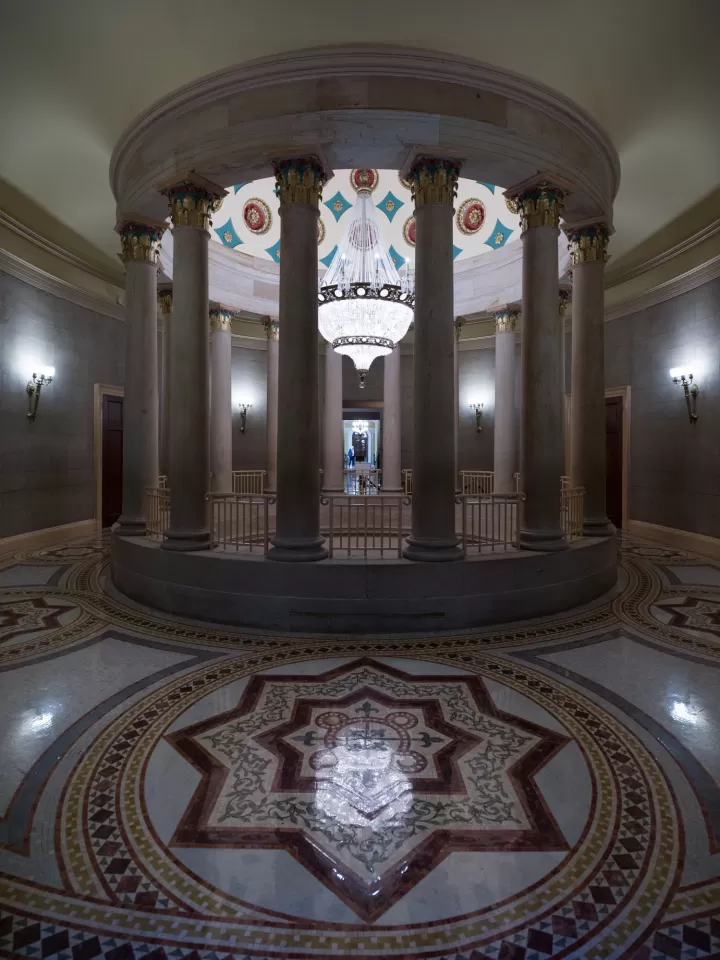 Interior of a building.