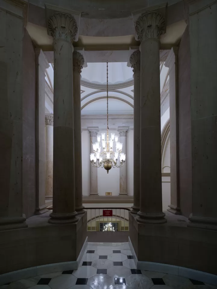 Interior of a building.