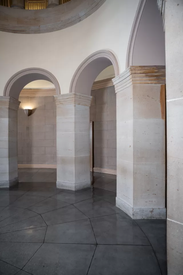 Interior of a building.