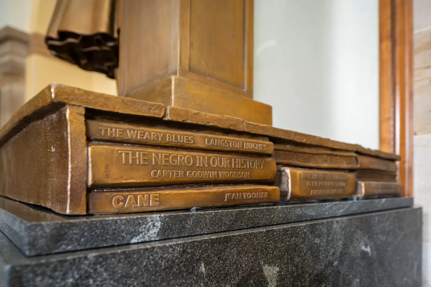 The Weary Blues/Langston Hughes; The Negro in Our History/Carter Godwin Woodson; Cane/Jean Toomer