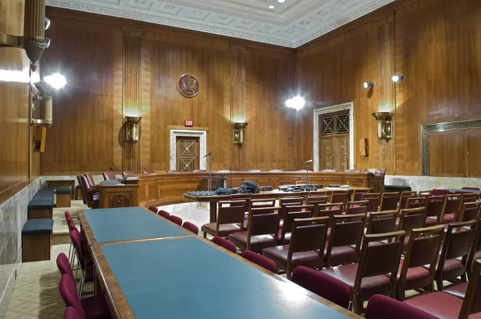 Dirksen Building committee room.
