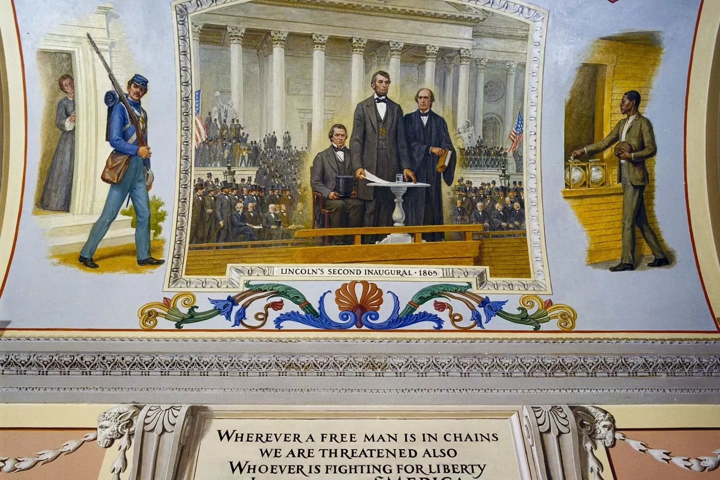 "Lincoln's Second Inaugural, 1865" by Allyn Cox