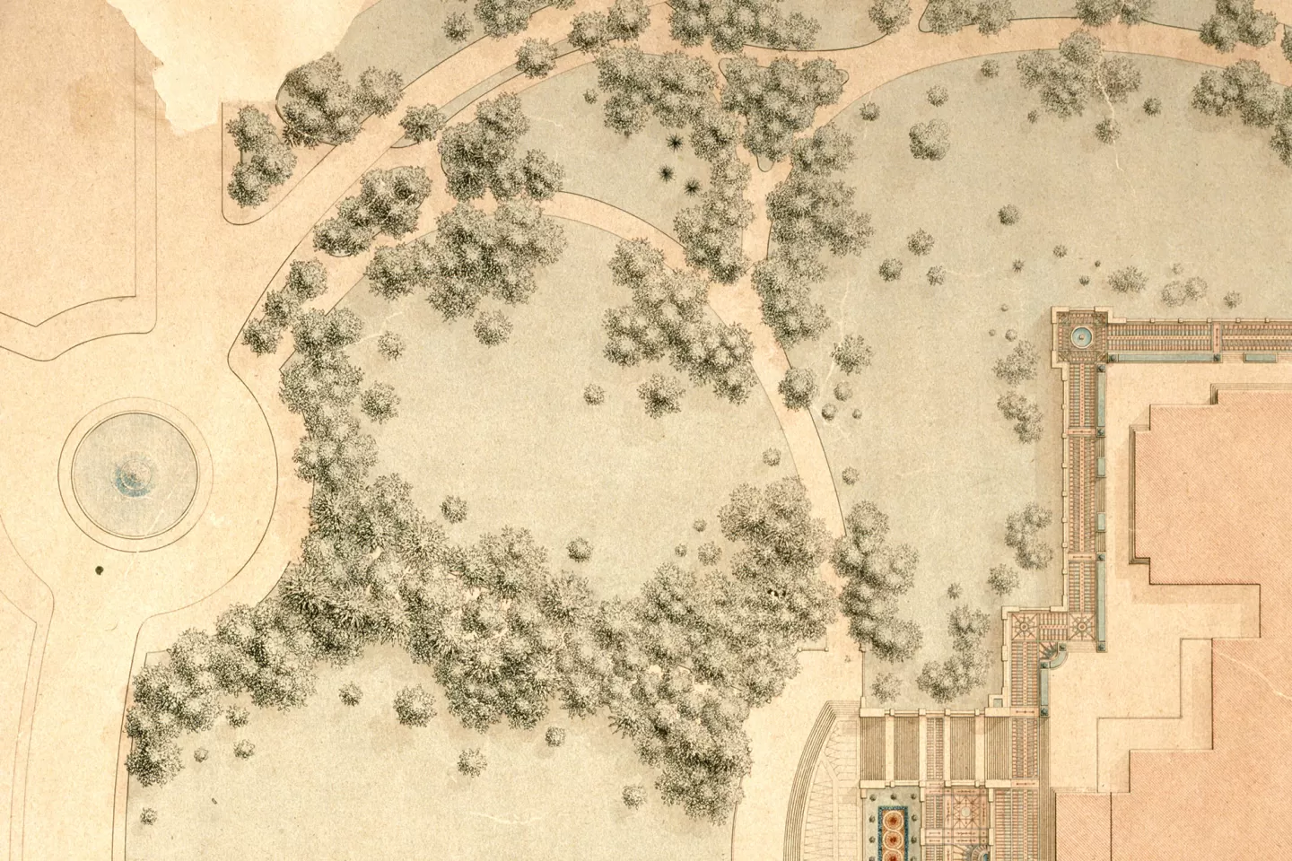 Olmsted's plan for Capitol Square, N.W.