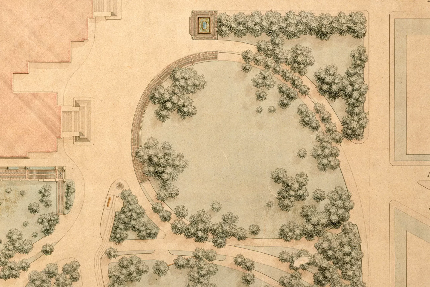 Olmsted's plan for Capitol Square, S.E.