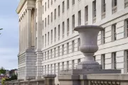 Exterior view of the Longworth House Office Building.