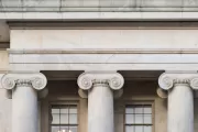 Columns of the Longworth House Office Building in Washington, D.C.