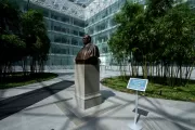 View of the Thurgood Marshall Federal Judiciary Building's atrium in Washington, DC.