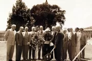 Sullivan Brothers tree planting ceremony. Photo credit: National Museum of the U.S. Navy