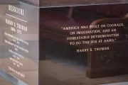 "America was built on courage, on imagination,  and an unbeatable determination to do the job at hand."