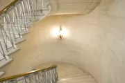 Interior staircase in the Longworth Building.