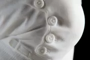 Detail of pants from the Robert Fulton statue in the National Statuary Hall Collection.