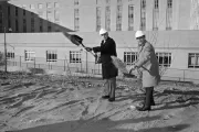 Groundbreaking at the Hart Senate Office Building.