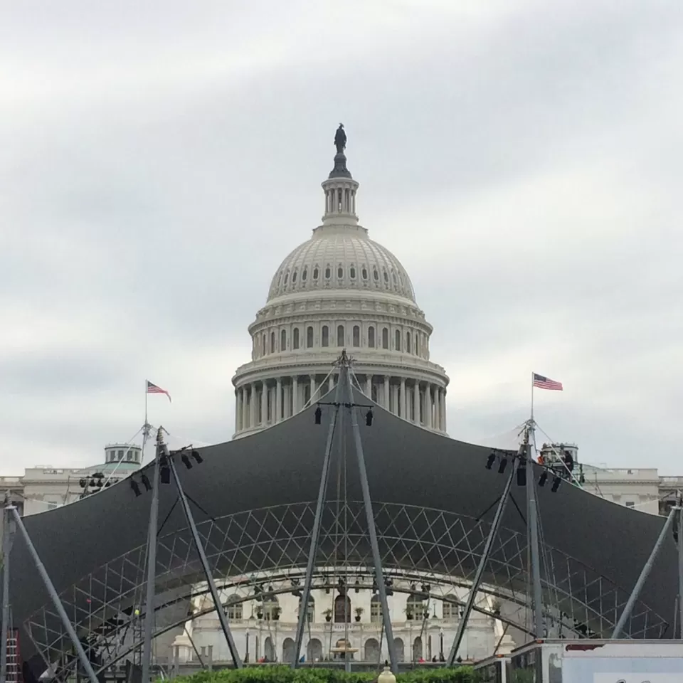 2017 Memorial Day Concert Set Up