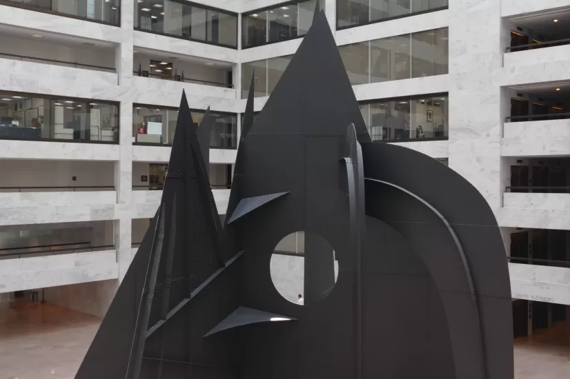 Structural Analysis of Calder's Mountains and Clouds