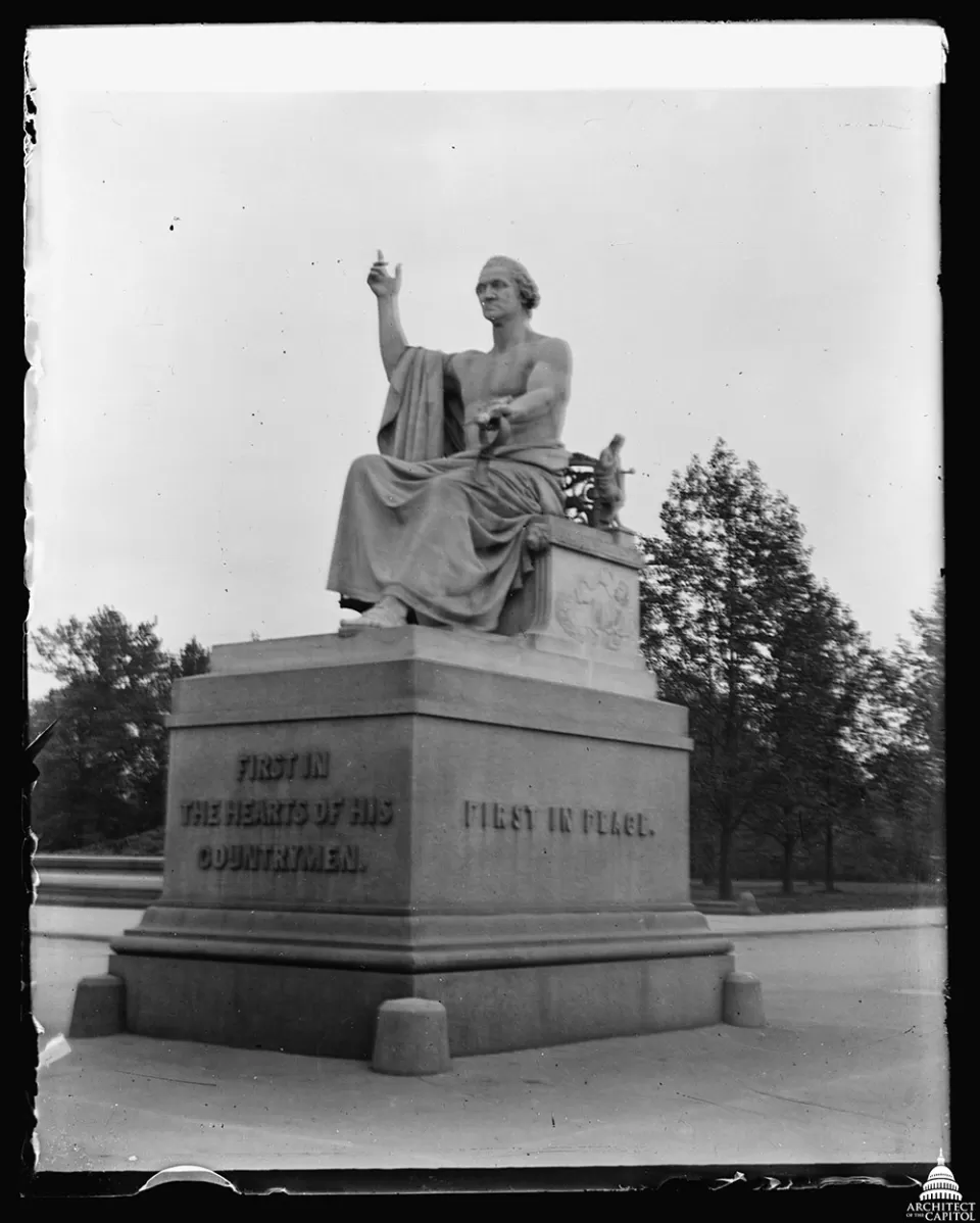 Statue of George Washington by Horatio Greenough