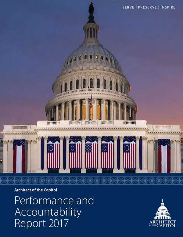 Cover for AOC's FY 2017 Performance and Accountability Report
