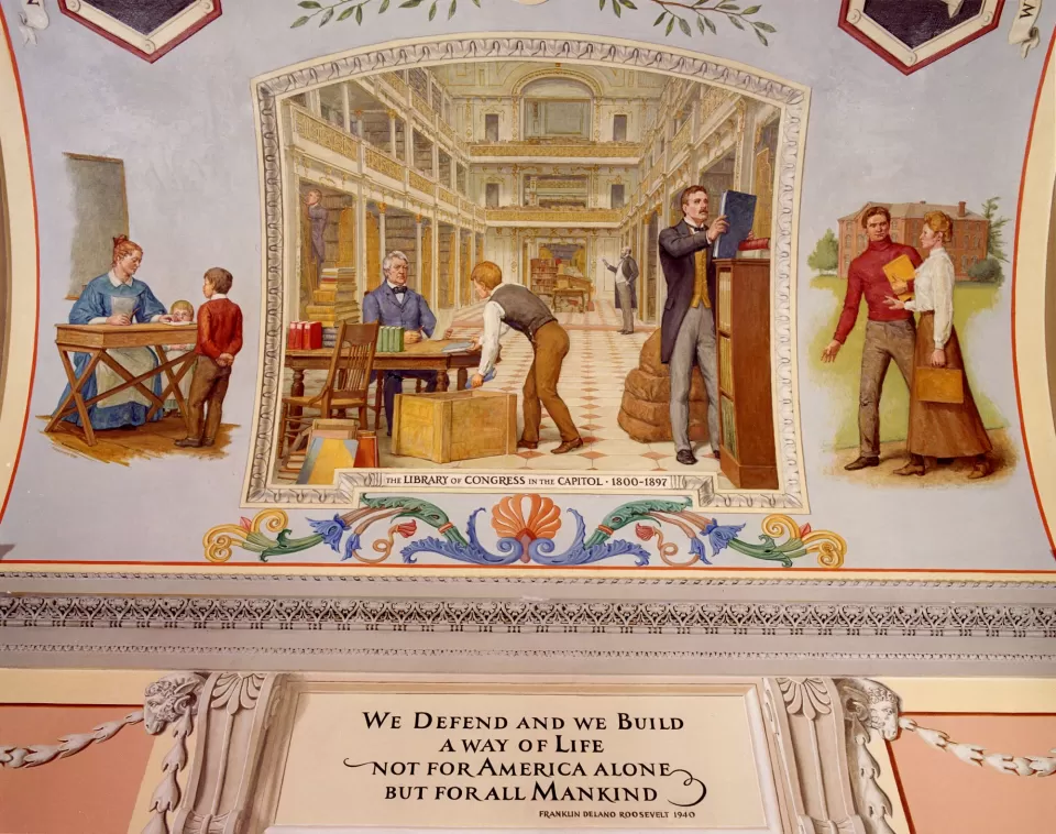 "The Library of Congress in the Capitol, 1800-1897" by Allyn Cox