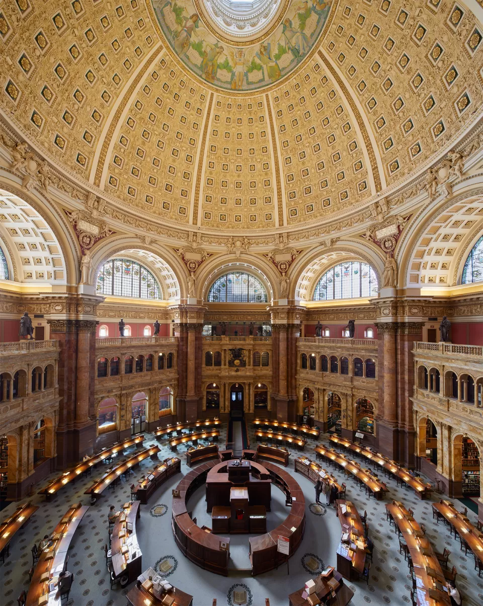 Interior of a building.