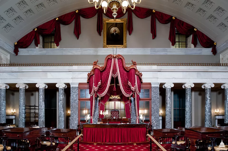Old Senate Chamber after restoration in 2012.
