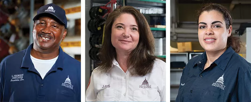 AOC employee portraits.