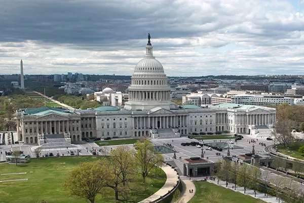 View from the east of the U.S. Capitol in Washington, D.C.