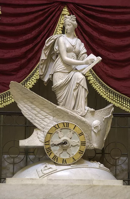 The Car of History clock in National Statuary Hall.
