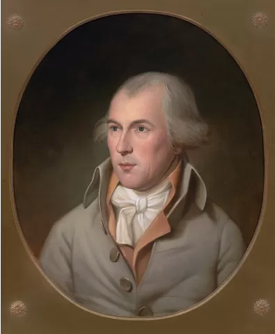 Portrait of James Madison Jr. from the House collection.