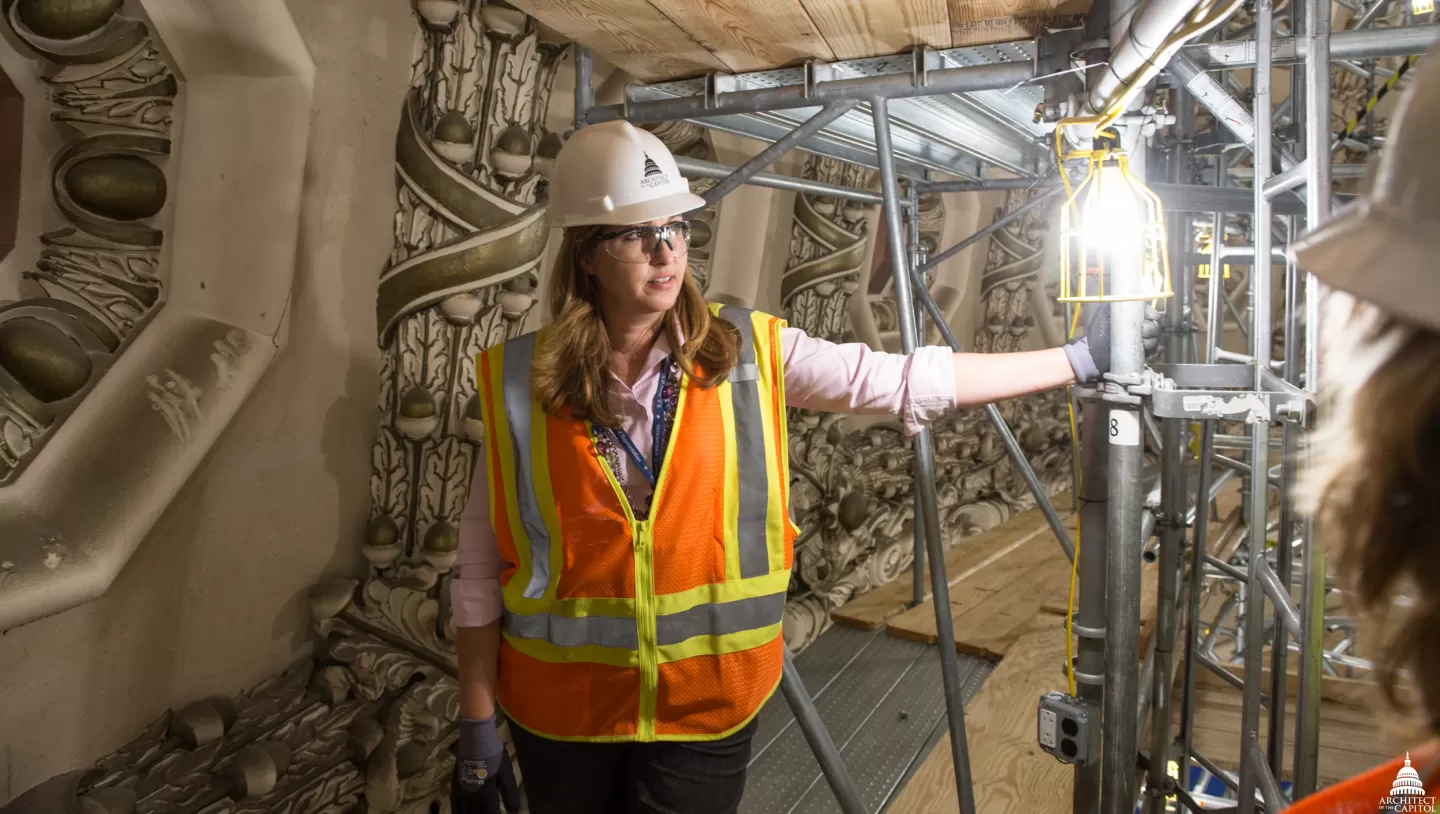 Women are integral members of the Dome Restoration Project