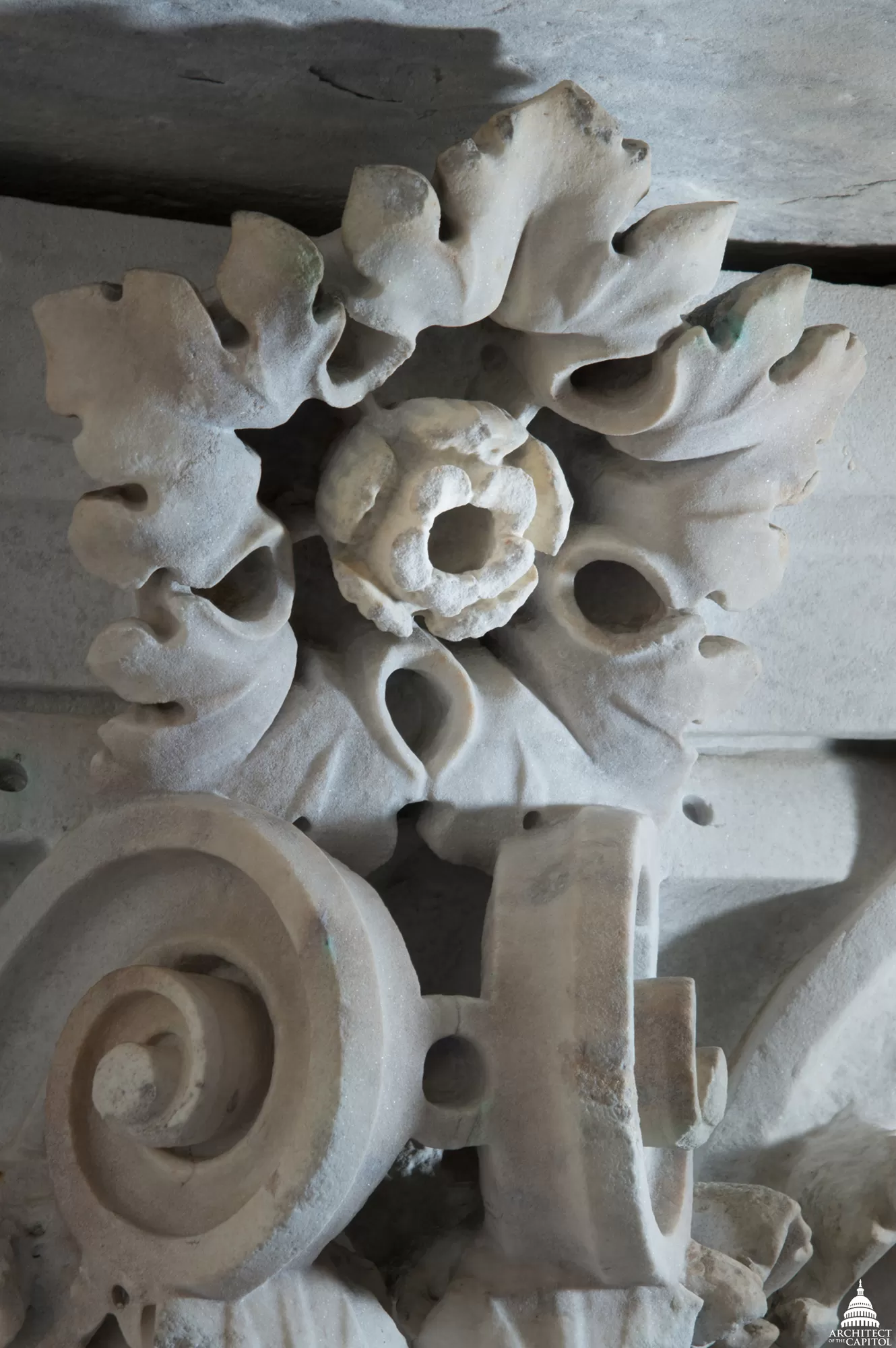 Stone sculpture.