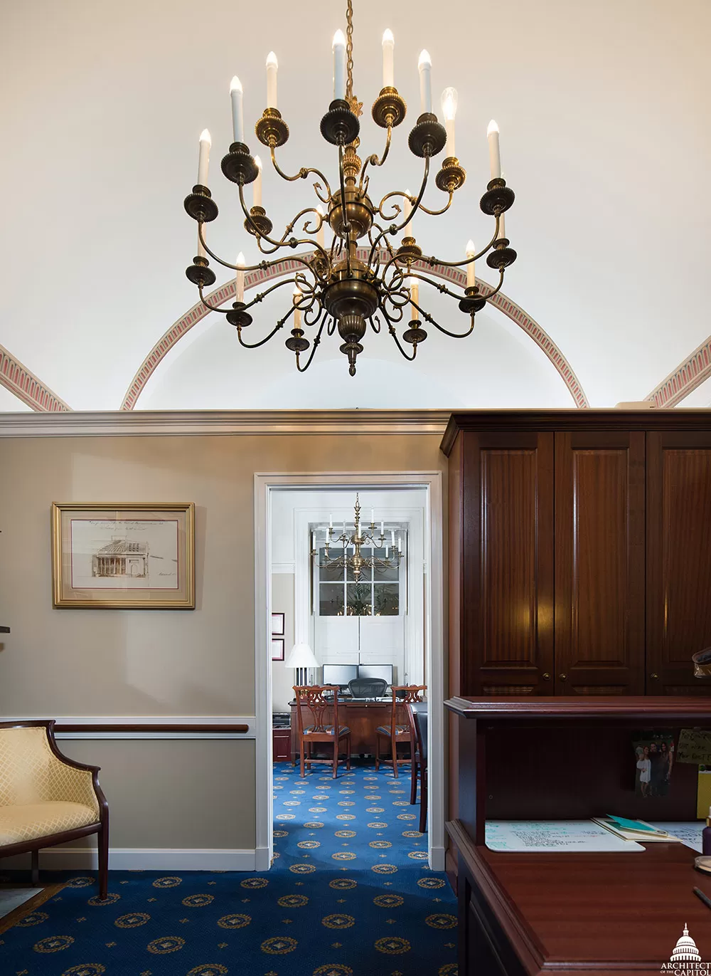 A current view of the U.S. Capitol, Room HB-29, which once served as a bakery during the Civil War.