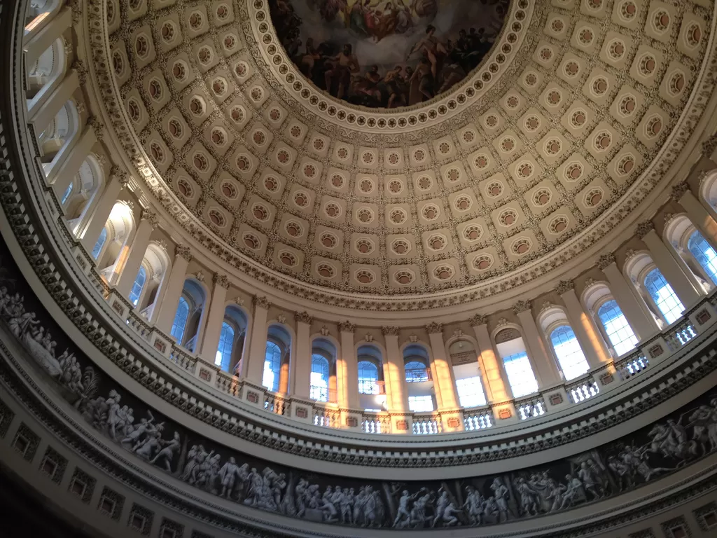 Interior of a building.