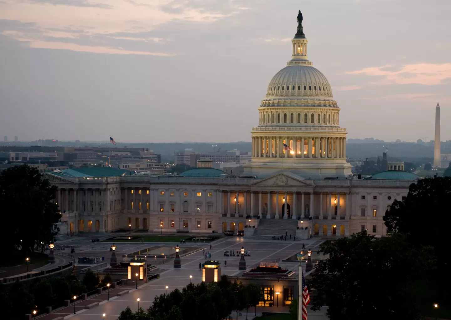 The U.S. Capitol Building.