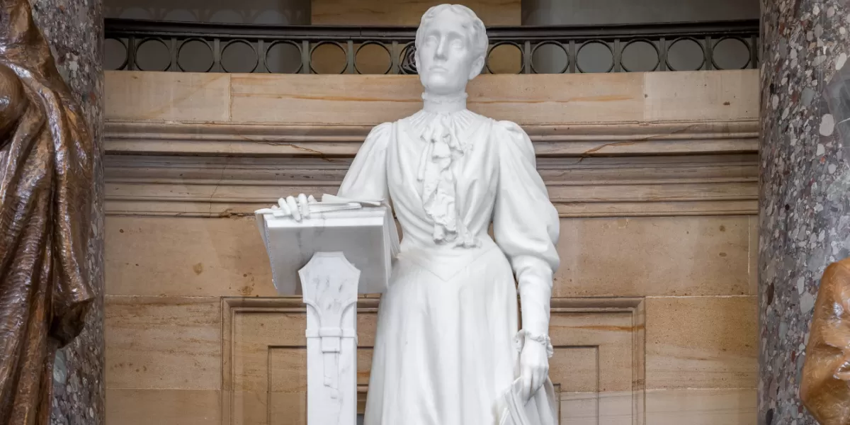 Frances E. Willard Statue, U.S. Capitol for Illinois | AOC