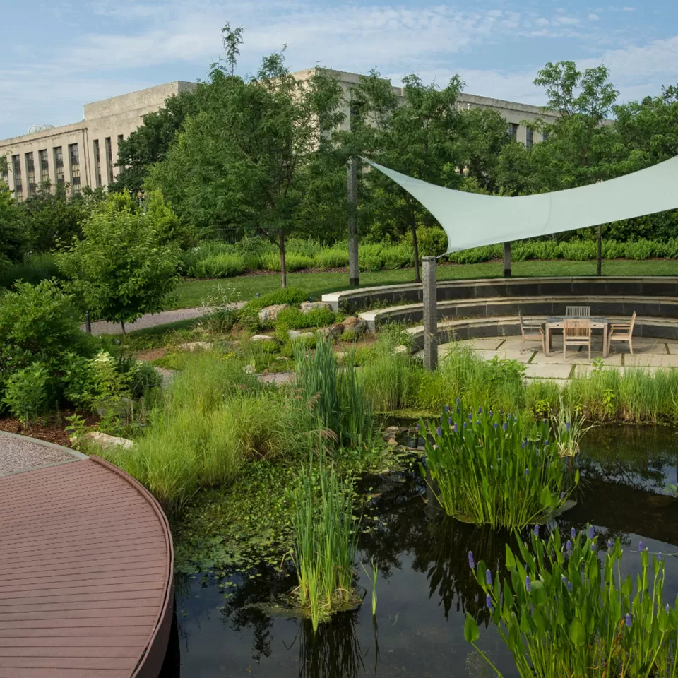 Walkway in National Garden